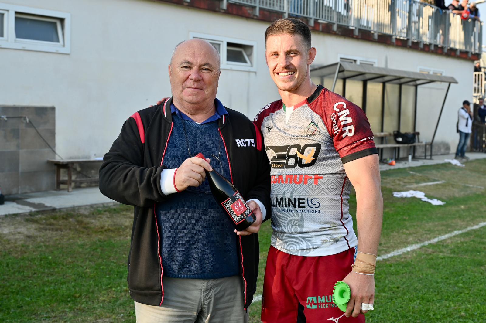 Schalk Hugo premiato come player of the match